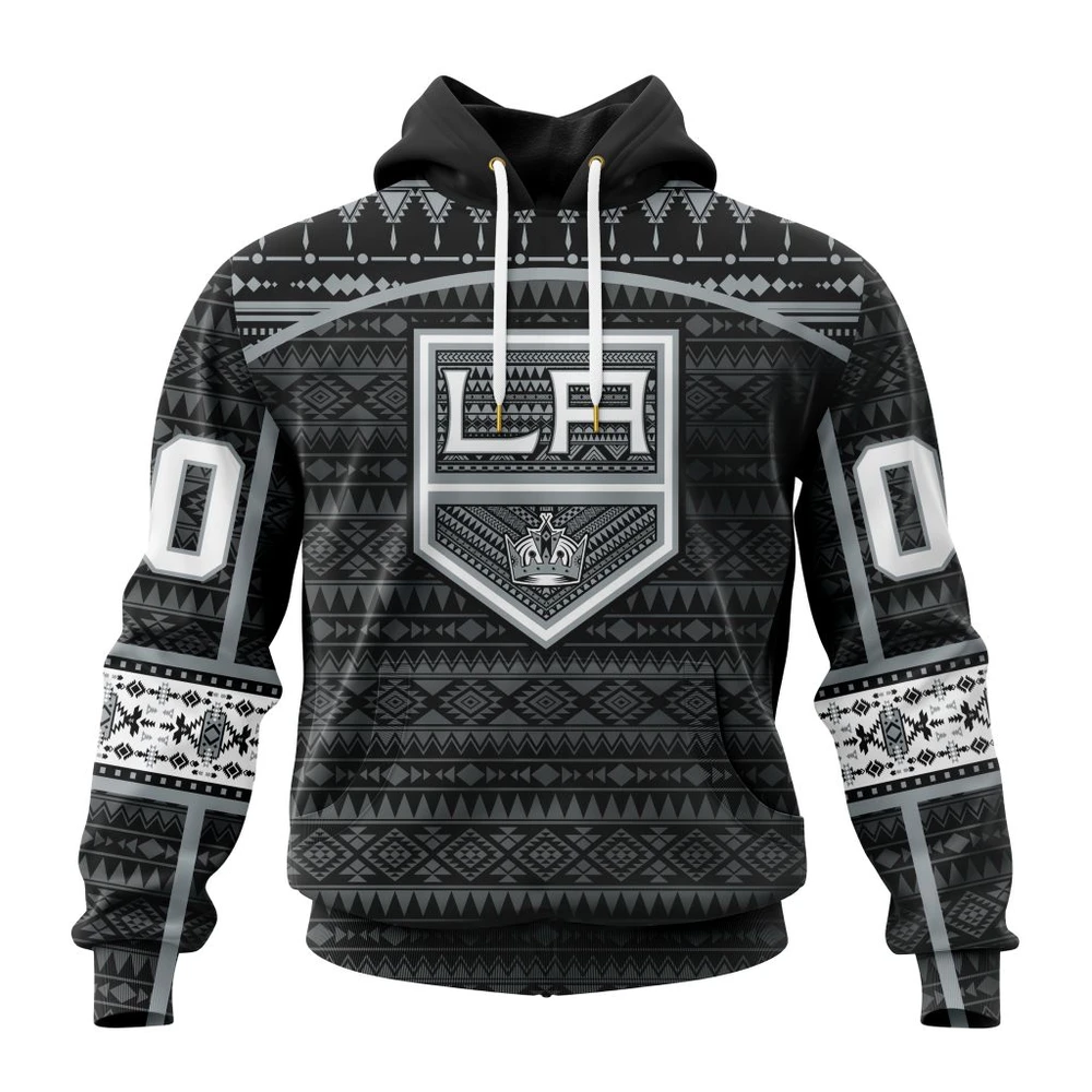 Hoodie NHL Los Angeles Kings Special Design With Native Pattern St2303 QTNHL080524A1298HD