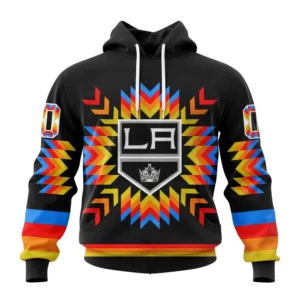 Hoodie NHL Los Angeles Kings Special Design With Native Pattern St2306 QTNHL080524A1029HD