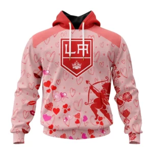 Hoodie NHL Los Angeles Kings Special Gift For Valentines Day St2402 QTNHL080524A966HD