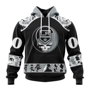 Hoodie NHL Los Angeles Kings Special Grateful Dead Design St2301 QTNHL080524A258HD