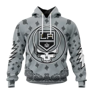 Hoodie NHL Los Angeles Kings Special Grateful Dead Design St2303 QTNHL080524A1912HD