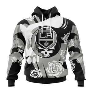 Hoodie NHL Los Angeles Kings Special Grateful Dead Design St2305 QTNHL080524A1280HD