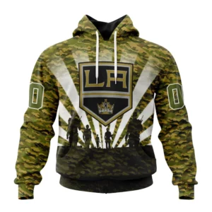 Hoodie NHL Los Angeles Kings Special Military Camo Kits For Veterans Day And Rememberance Day St2201 QTNHL080524A3480HD