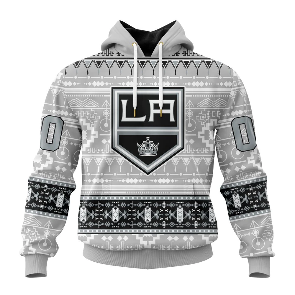 Hoodie NHL Los Angeles Kings Special Native Design St2302 QTNHL080524A2059HD