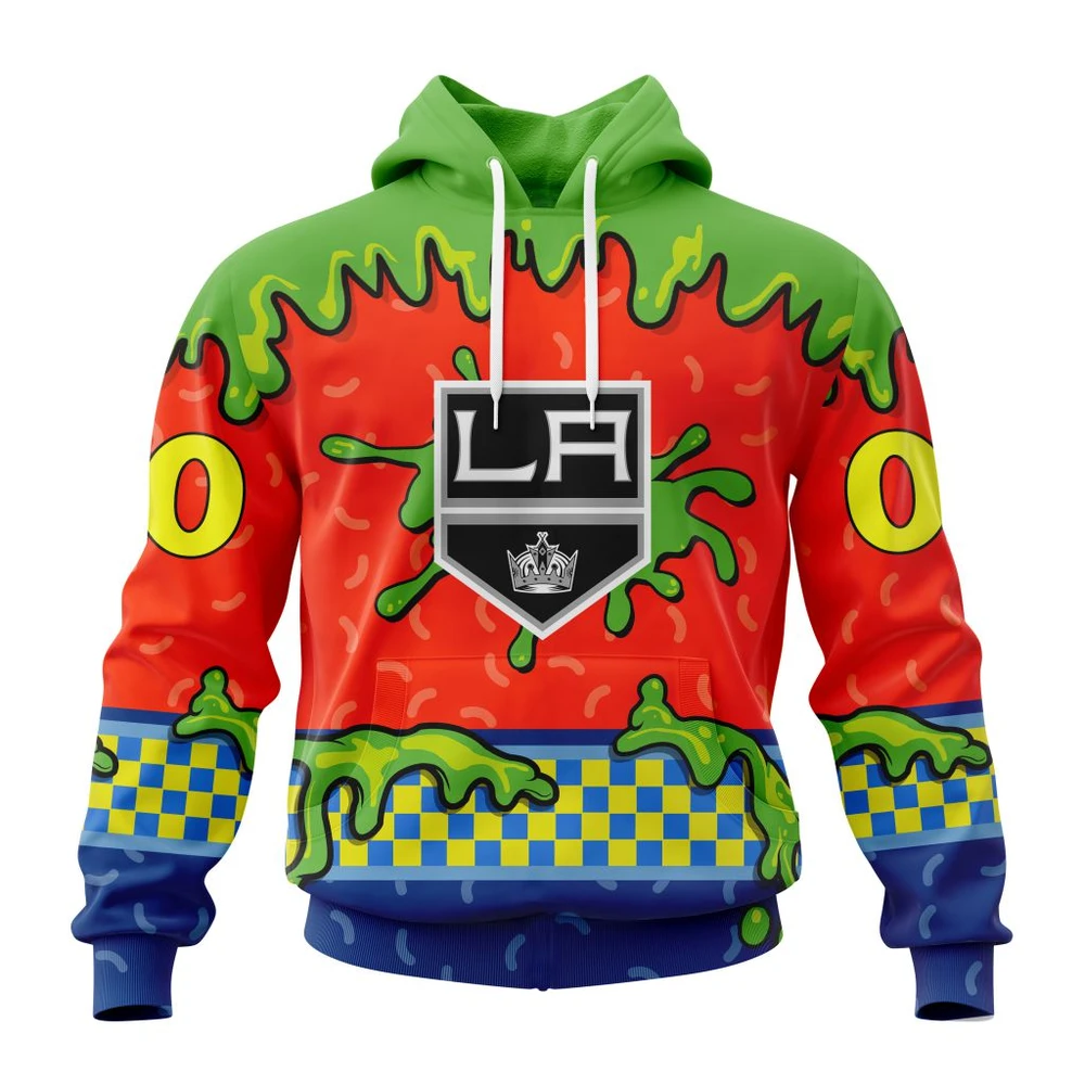 Hoodie NHL Los Angeles Kings Special Nickelodeon Design St2301 QTNHL080524A1184HD