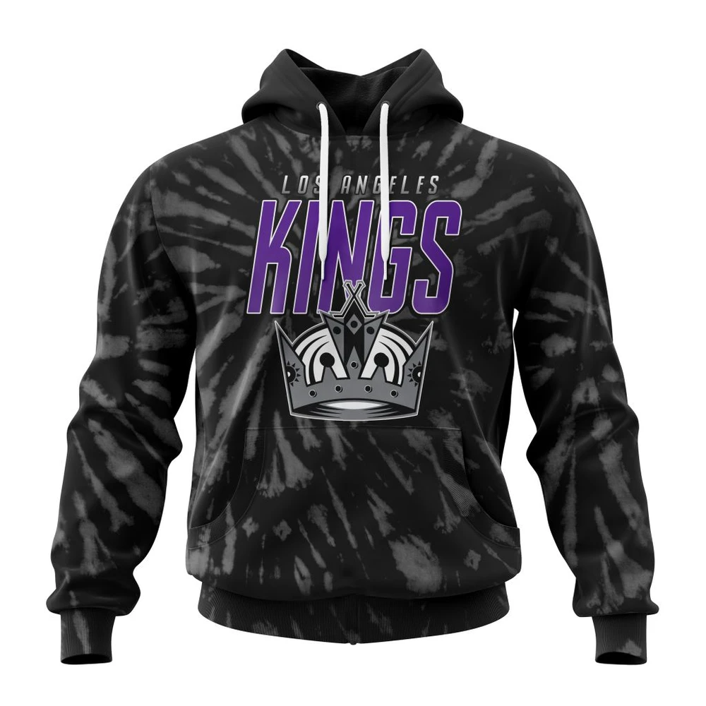 Hoodie NHL Los Angeles Kings Special Retro Vintage Tie Dye St2201 QTNHL080524A3072HD