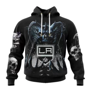 Hoodie NHL Los Angeles Kings Special Skull Art Design St2301 QTNHL080524A1217HD