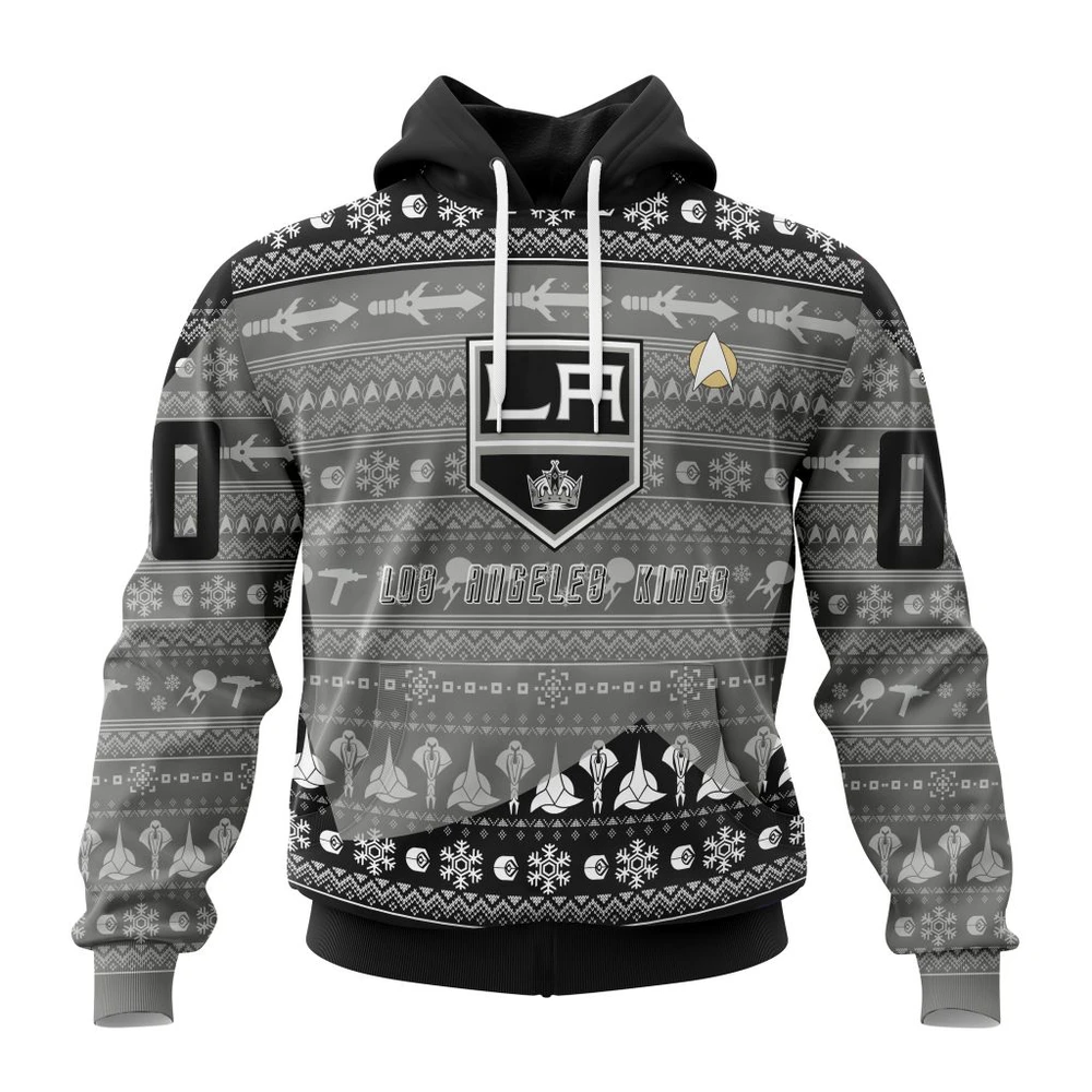 Hoodie NHL Los Angeles Kings Special Star Trek Design St2201 QTNHL080524A3015HD