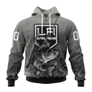 Hoodie NHL Los Angeles Kings, Specialized Fishing Style St2201 QTNHL080524A3996HD
