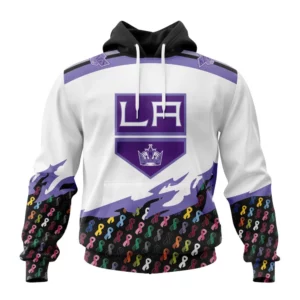 Hoodie NHL Los Angeles Kings, Specialized Kits In October We Stand Together We Can Beat Cancer QTNHL080524A3418HD