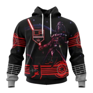 Hoodie NHL Los Angeles Kings, Specialized Starwar Darth Vader Version Jersey QTNHL080524A3178HD