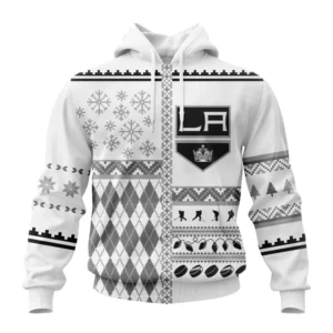 Hoodie NHL Los Angeles Kings, Specialized Unisex Christmas Is Coming V01 QTNHL080524A2911HD