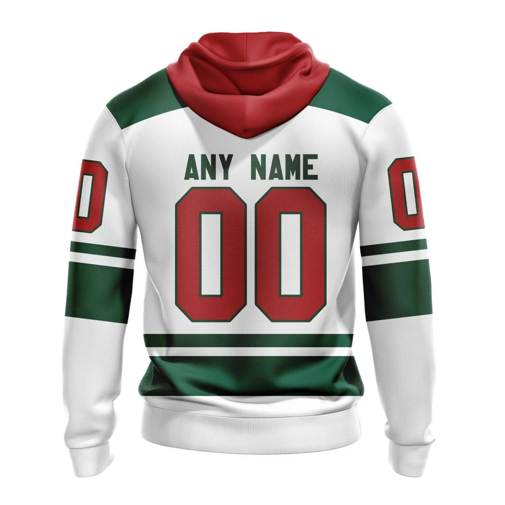Hoodie NHL Minnesota Wild Away Kits QTNHL080524A1698HD - Image 2