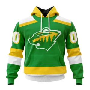 Hoodie NHL Minnesota Wild Reverse Retro Kits QTNHL080524A77HD