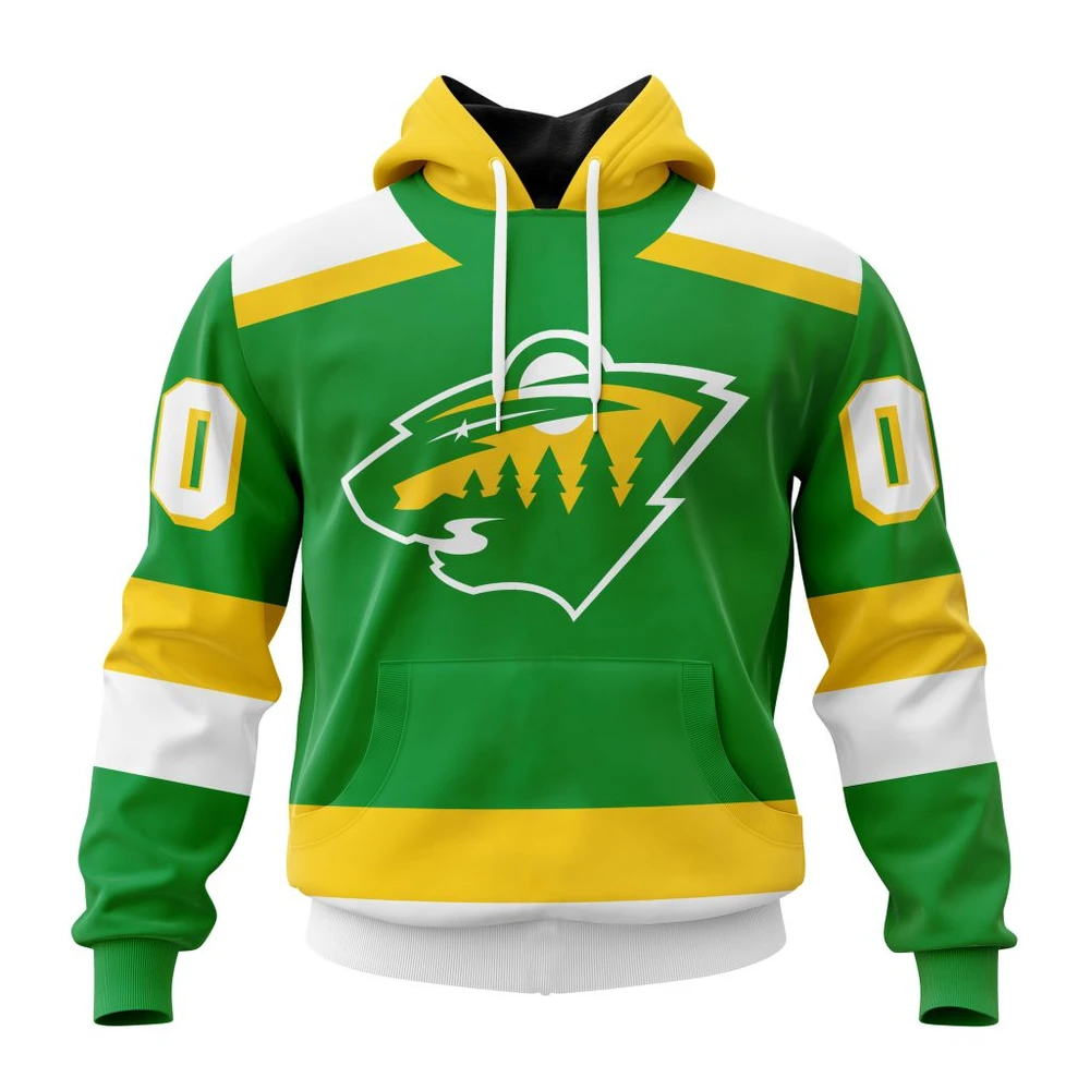 Hoodie NHL Minnesota Wild Reverse Retro Kits QTNHL080524A77HD