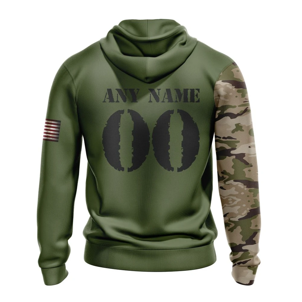 Hoodie NHL Minnesota Wild Special Camo Skull Design St2303 QTNHL080524A1714HD - Image 2