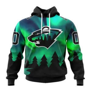 Hoodie NHL Minnesota Wild Special City Connect Design St2402 QTNHL080524A868HD