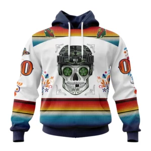 Hoodie NHL Minnesota Wild Special Design For Dia De Los Muertos St2301 QTNHL080524A1448HD
