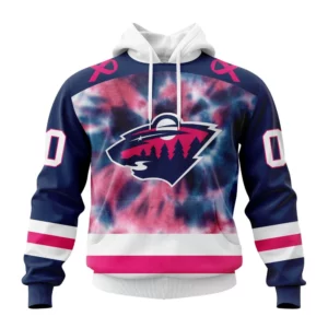 Hoodie NHL Minnesota Wild Special Pink October Fight Breast Cancer St2303 QTNHL080524A1833HD