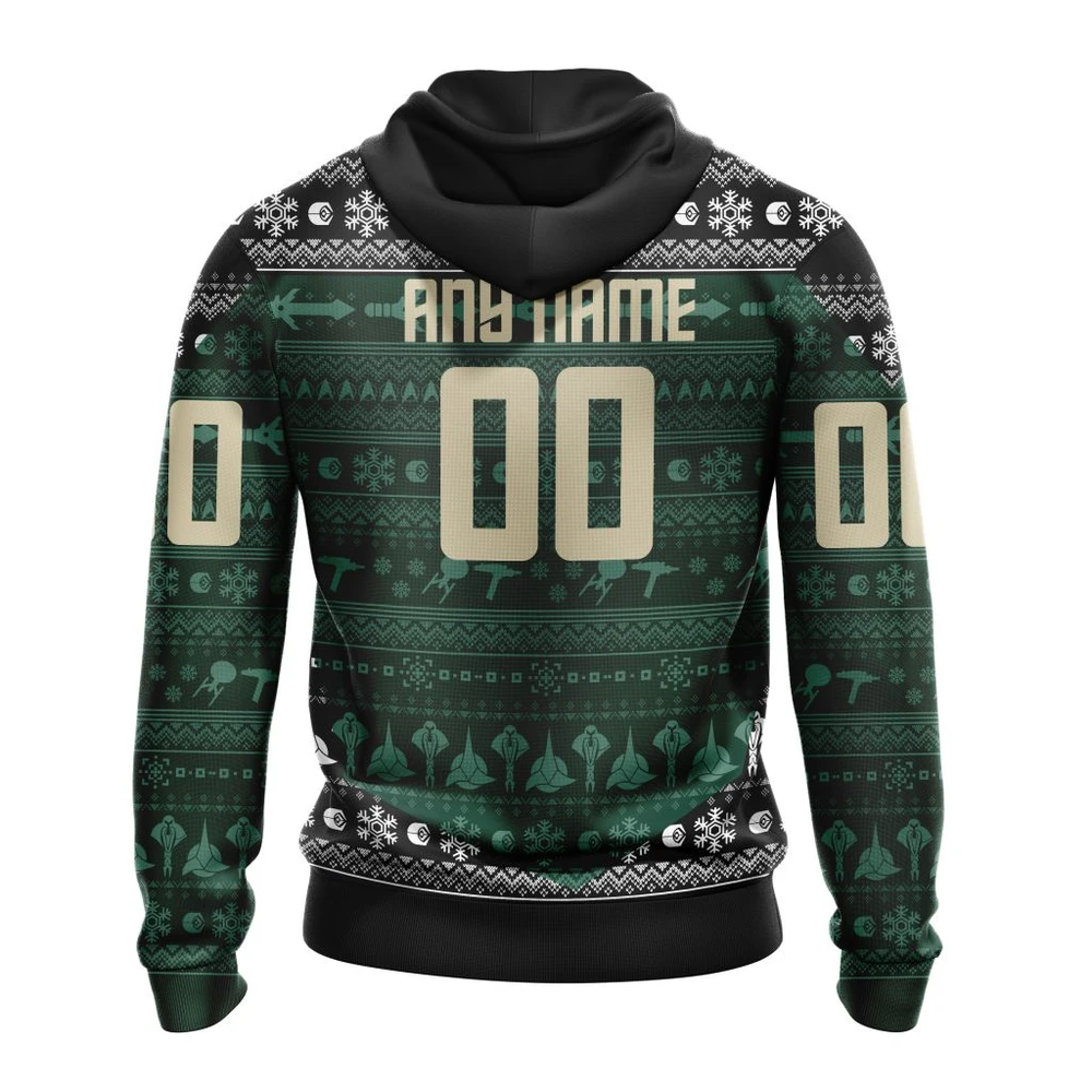 Hoodie NHL Minnesota Wild Special Star Trek Design St2201 QTNHL080524A3013HD - Image 2
