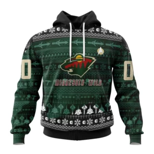 Hoodie NHL Minnesota Wild Special Star Trek Design St2201 QTNHL080524A3013HD