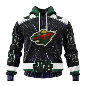 Hoodie NHL Minnesota Wild Special Star Wars Design St2303 QTNHL080524A1122HD