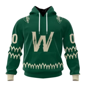 Hoodie NHL Minnesota Wild Special Two-Tone Design St2401 QTNHL080524A457HD