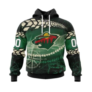 Hoodie NHL Minnesota Wild, Specialized Off Road Style St2201 QTNHL080524A4007HD