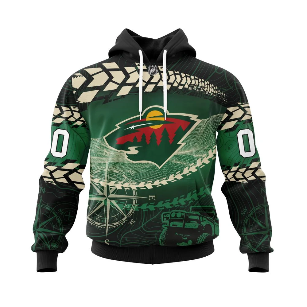 Hoodie NHL Minnesota Wild, Specialized Off Road Style St2201 QTNHL080524A4007HD