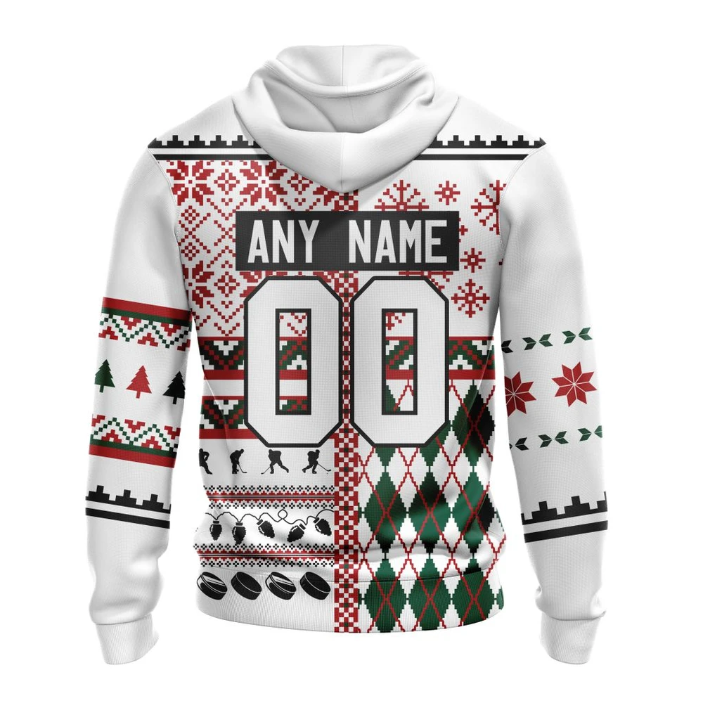 Hoodie NHL Minnesota Wild, Specialized Unisex Christmas Is Coming V01 QTNHL080524A2910HD - Image 2