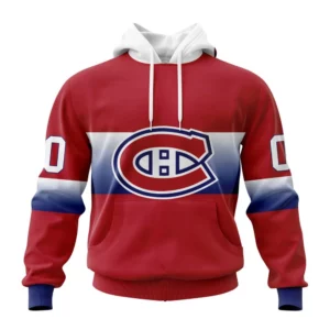 Hoodie NHL Montreal Canadiens Personalize Gradient Series Concept St2301 QTNHL080524A188HD