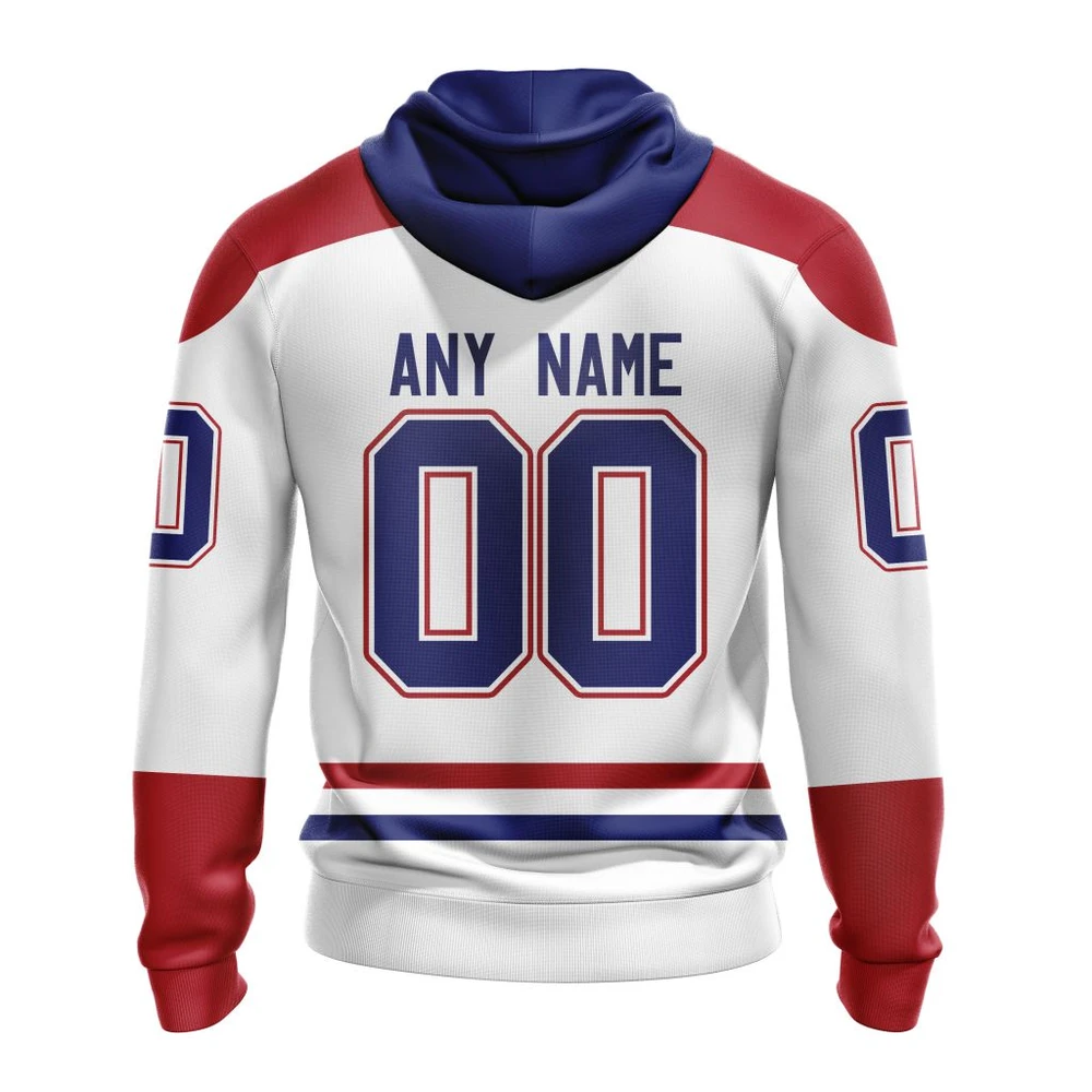 Hoodie NHL Montreal Canadiens Personalized Away Kits QTNHL080524A1552HD - Image 2
