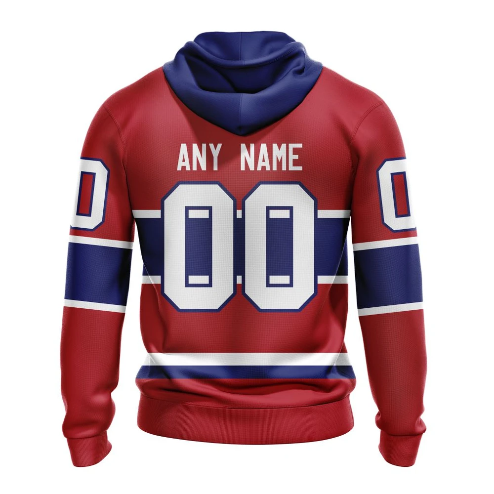 Hoodie NHL Montreal Canadiens Personalized Home Kits QTNHL080524A94HD - Image 2
