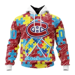 Hoodie NHL Montreal Canadiens Special Autism Awareness Design St2201 QTNHL080524A2476HD