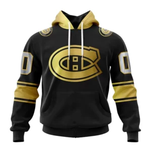 Hoodie NHL Montreal Canadiens Special Black And Gold Design St2401 QTNHL080524A772HD