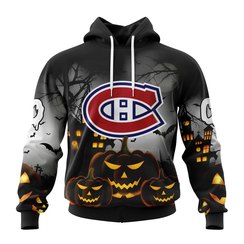Hoodie NHL Montreal Canadiens Special Design For Halloween St2302 QTNHL080524A1998HD