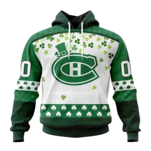 Hoodie NHL Montreal Canadiens Special Design For St. Patrick Day St2401 QTNHL080524A1247HD