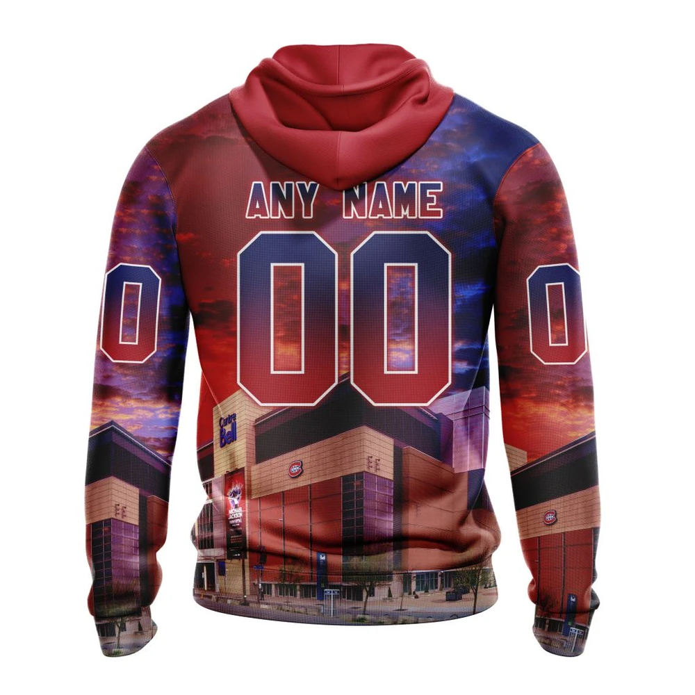 Hoodie NHL Montreal Canadiens Special Design With Bell Centre St2401 QTNHL080524A683HD - Image 2