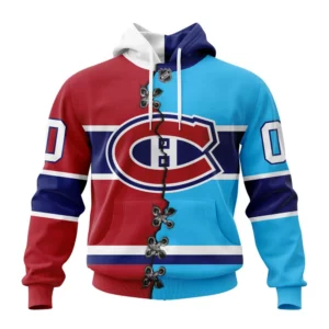 Hoodie NHL Montreal Canadiens Special Home Mix Reverse Retro Personalized Kits QTNHL080524A933HD