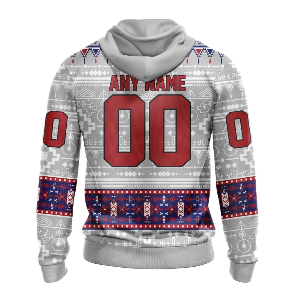 Hoodie NHL Montreal Canadiens Special Native Design St2302 QTNHL080524A25HD - Image 2