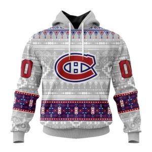 Hoodie NHL Montreal Canadiens Special Native Design St2302 QTNHL080524A25HD