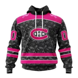 Hoodie NHL Montreal Canadiens Special Pink In The Rink Fight Breast Cancer St2301 QTNHL080524A2085HD