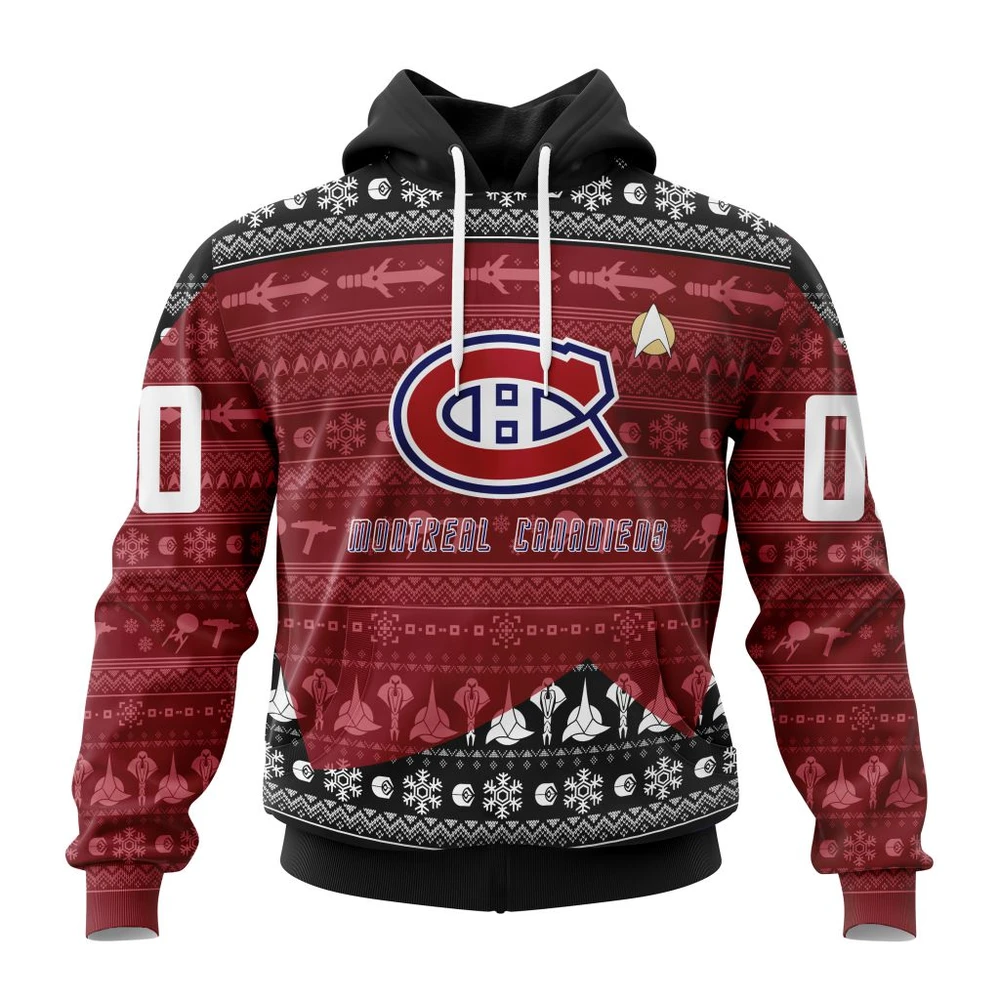 Hoodie NHL Montreal Canadiens Special Star Trek Design St2201 QTNHL080524A3014HD