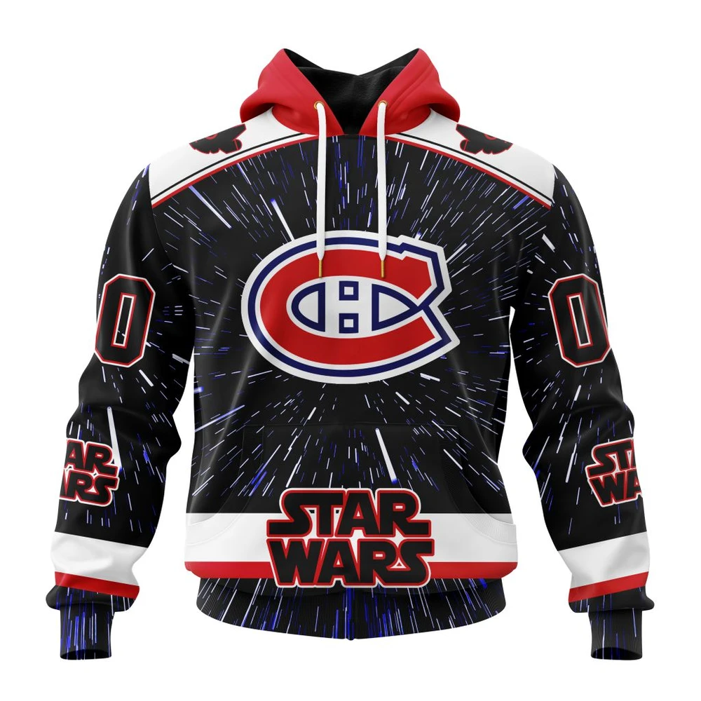 Hoodie NHL Montreal Canadiens Special Star Wars Design St2303 QTNHL080524A1123HD
