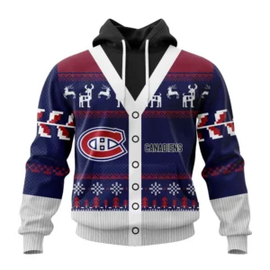 Hoodie NHL Montreal Canadiens, Specialized Chrismas Season QTNHL080524A2796HD