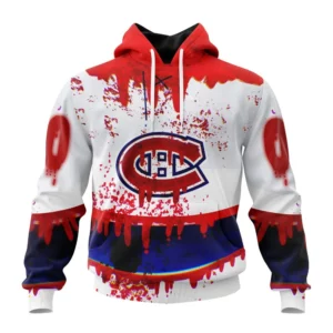 Hoodie NHL Montreal Canadiens, Specialized Jersey For Halloween Night QTNHL080524A365HD