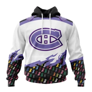 Hoodie NHL Montreal Canadiens, Specialized Kits In October We Stand Together We Can Beat Cancer QTNHL080524A3417HD
