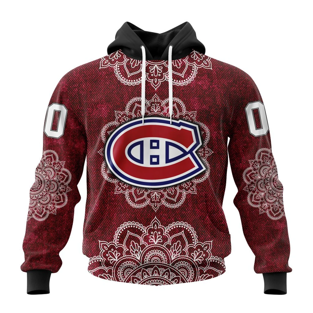 Hoodie NHL Montreal Canadiens, Specialized Mandala Style St2201 QTNHL080524A4053HD