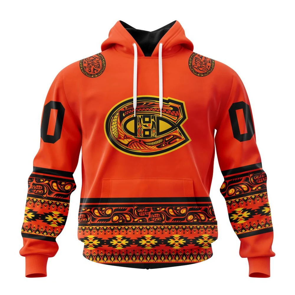 Hoodie NHL Montreal Canadiens, Specialized National Day For Truth And Reconciliation QTNHL080524A146HD