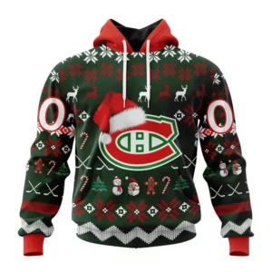 Hoodie NHL Montreal Canadiens, Specialized Unisex Christmas Is Coming QTNHL080524A2938HD
